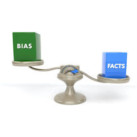 Scale holding bias and facts blocks, facts block is lower than bias
