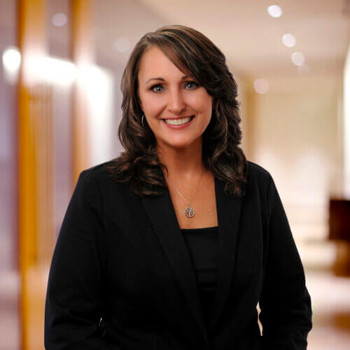 Jennifer Whalen headshot, director of marketing and business development at Dannible & McKee