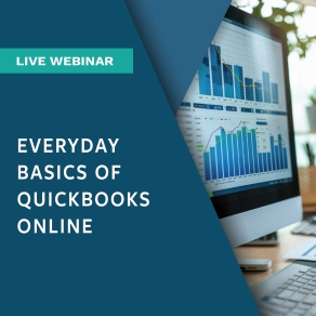Everyday basics of QuickBooks Online graphic